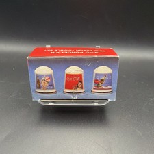 Vintage Coca Cola Thimble set