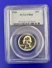 1940 Washington Silver Quarter PCGS Proof 66, absolutely gorgeous, exceptional!