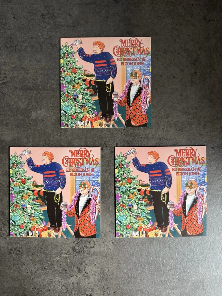 Ed Sheeran & Elton John - Merry Christmas *SIGNED* 2021 CD Single NEW! RARE! Foto 3 de 4