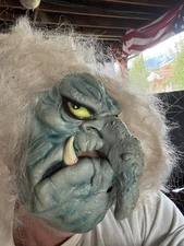 2001 RARE  Paper Magic Group witch Halloween Mask Troll Big Creepy Witch