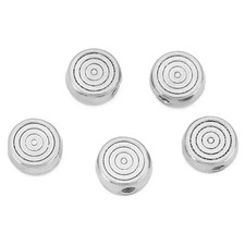 10Pcs PVD Never Fade Stainless Steel Spacer Beads Loose Big Hole Flower Beads fo