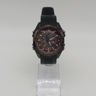 Casio EQS-500 Solar Bluetooth Watch Digital/Analog 45mm Black Used