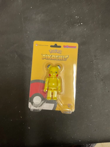 NEW Medicom Bearbrick Winkin Pikachu Pokémon Center Be@rbrick 100% Figure Vinyl