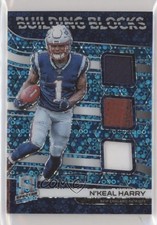 2019 Panini Spectra Building Blocks Neon Blue Prizm 32/50 N'Keal Harry #BB13 e6e