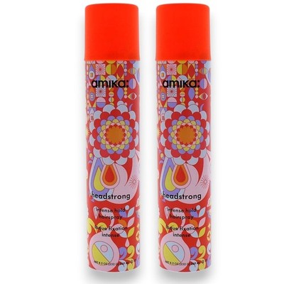 Amika Headstrong Intense Hold Hairspray 8.2 oz NEW - Lot OF 2