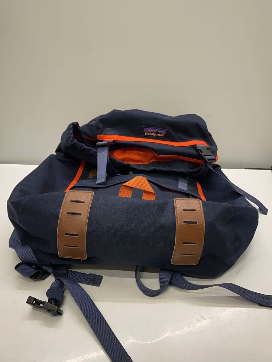Patagonia Backpack, Polyester, NVY, Solid Color - image 4