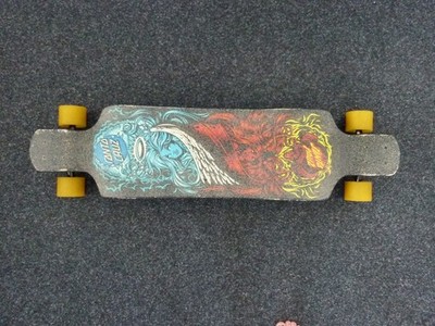 Santa Cruz Longboard Heads Or Tails Drop 102 cm, wenig gefahren