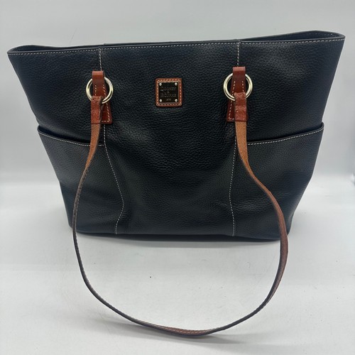 Dooney & Bourke Lexington Tote Black Pebble Grain Women Medium Leather Bag