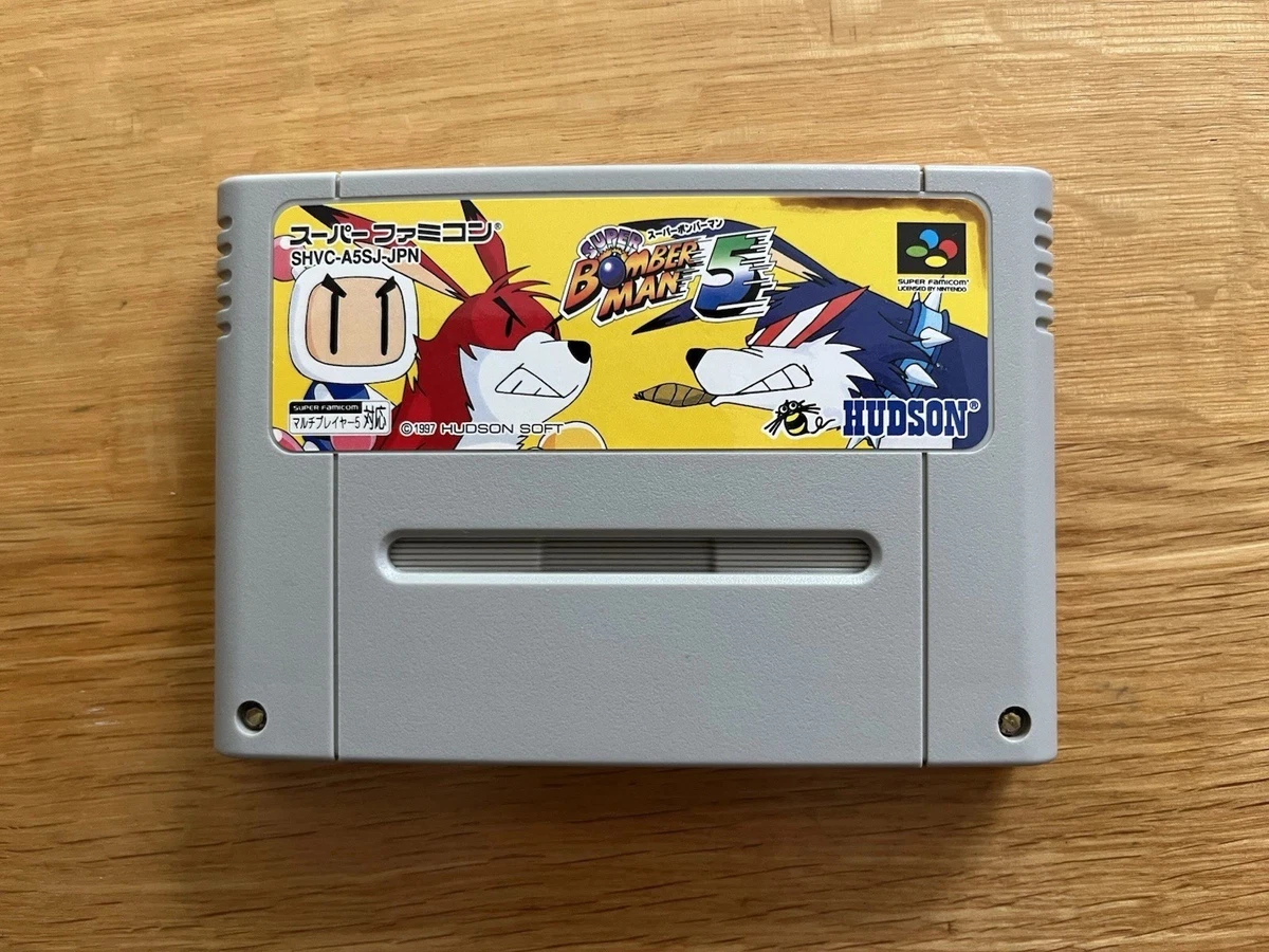 SNES] BUNDLE LOT OF 7 BOMBERMAN GAMES (NTSC-J