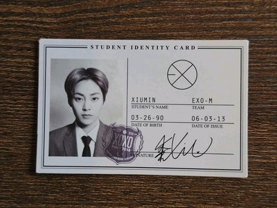 EXO - XOXO Photocard - Xiumin