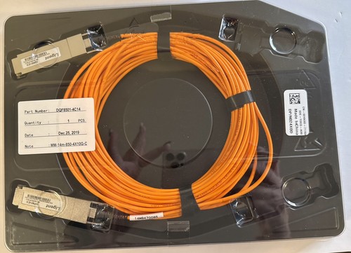 Módulo de cable de fibra óptica Hisense DQF8501-4C14 MM-14m-850-4X-10G-C nuevo - Imagen 5 de 5