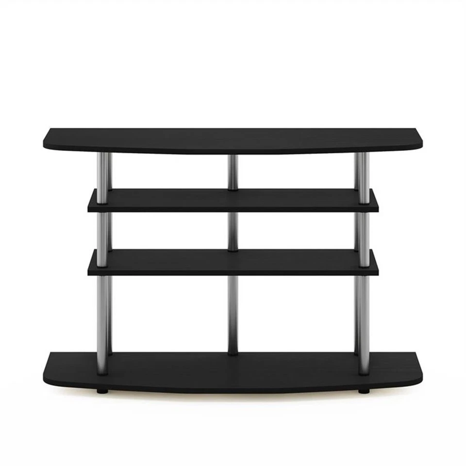 Soporte de TV Furinno Frans Turn-N-Tube Madera 4 Niveles para TV de hasta 50" en Negro Foto 3 de 4