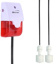 High / Low Water Level Sensor Detector Alarm 120 Db Red Strobe Siren, Adjustable