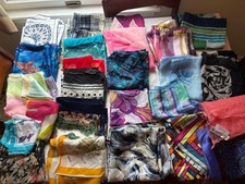 Lot of 25 Vintage Scarfs Square 25-30  Rectangular 60  