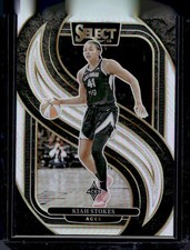 2025 Panini Select WNBA #185 Kiah Stokes Silver Prizms