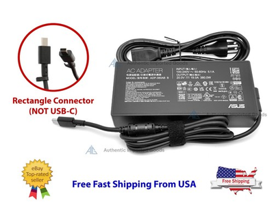 #ad ASUS 380W Rectangular Tip Adapter for Strix 5080 5090 A24 380P1A ADP 380AB B $127.86