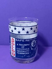 Vintage 1970 Apollo 13 NASA Commemorative Glass Safe Return Libbey 12oz USA