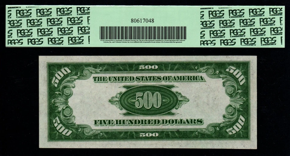 $500 1934A MULE Better SAN FRANCISCO CERTIFIED Federal Reserve Note! - Image 2 of 2