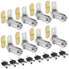 Cam Locks RV Storage Lock Keyed Alike,1-1/8" Cylinder Fits on 7/8" Max Door T...