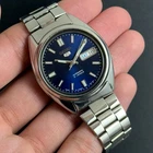 SEIKO 5 SNXS77 Automatic Watch Vintage 2004 Blue Sunburst Dial, 21J, 7S26, Japan