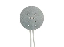 12" MR16 Halogen Socket W/ Round Cover Heat Shield G4 GX5.3 GY6.35 Base 23568