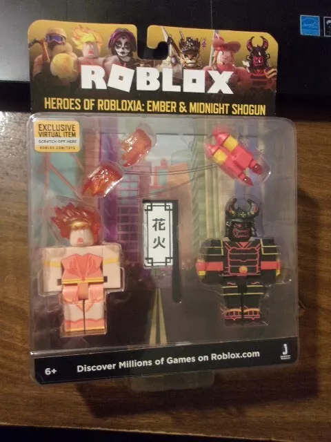 ROBLOX Heroes of Robloxia Ember & Midnight SHOGUN VHTF for sale online