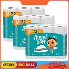 3 Pack Angel Soft 2-Ply Toilet Paper, 18 Mega Rolls