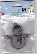 Studio G Cling Stamp Set Christmas - Snowman
