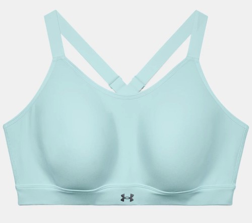 Reggiseno sportivo nuovo con etichette Under Armour Mid Crossback donna 3X taglia plus continuum $60 - Foto 9 di 9