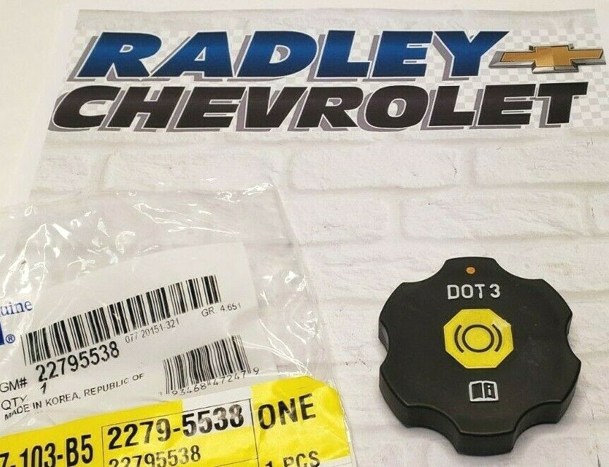 22795538 NEW GM OEM BRAKE MASTER CYLINDER RESERVOIR CAP CHEVROLET CADILLAC B24