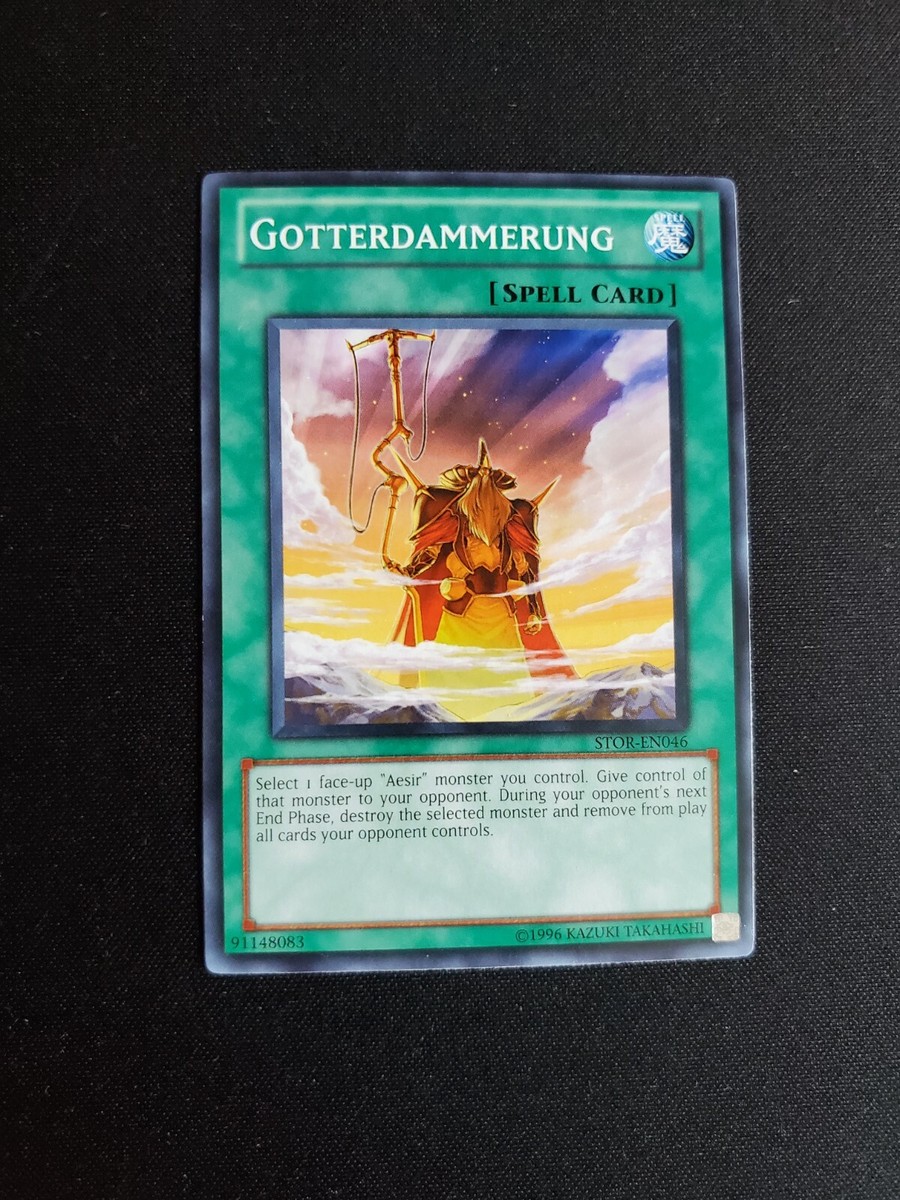 yugioh storm of ragnarok card list 5Ds SE Special Edition Pack Random Promo : Toys & Games it is unaffected by the effects of other Spell/Trap Cards Gotterdammerung - Yu-Gi-Oh! Storm of