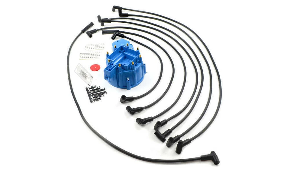 Tapa de distribuidor / Kit de rotor / Kit de cables de bujía - Kit de puesta a punto United Tri-pak Foto 3 de 4