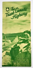 1964 Ontario Quebec Trans-Canada Highway Road Report Region Vtg Travel Brochure