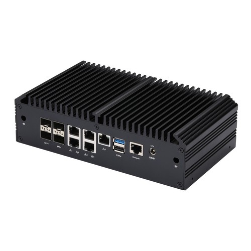 Qotom Powerful Fanless Soft Routing - Atom C3758R AES-NI, 5X 2.5G LAN, 4X 10GbE - Picture 4 of 7
