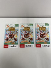 Nintendo Animal Crossing Series 5 amiibo Cards 6 Per Pack - Lot Of 3 T27-96
