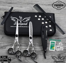 6.5 SHARPEND Professional Barber Hairdressing Scissors Shears In JAPANESE STEEL