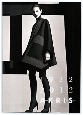 PRINT AD, 2012 Akris 1922 2112 High Heeled Leggings Oversized Fashion 10's