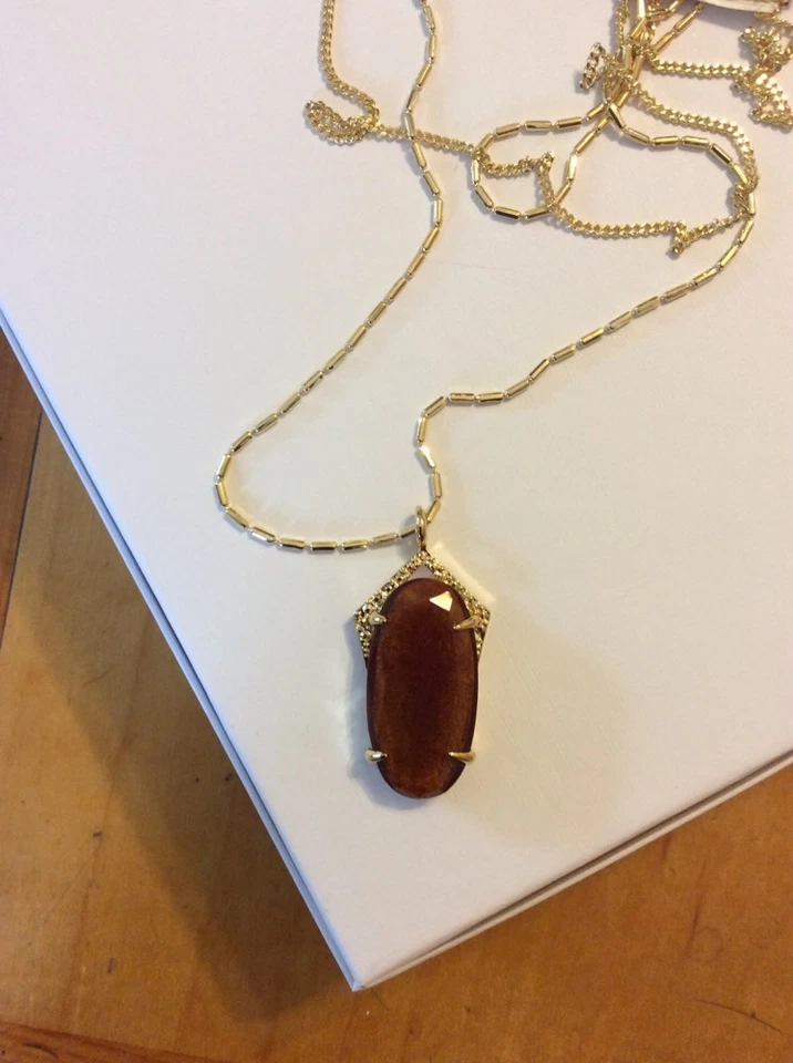 Collar de oro colgante largo Vince Camuto $58 VC-35 Foto 2 de 4