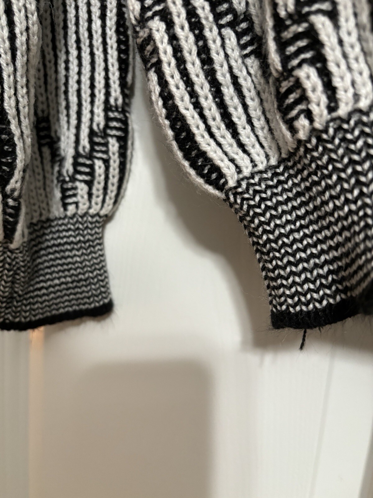 Gray men’s Diamond Pattern Sweater - image 4