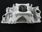 CHEVROLET SB 57 / 95  INTAKE MANIFOLD SMALL BLOCK 4 BARREL HI RISE SATIN  2031S