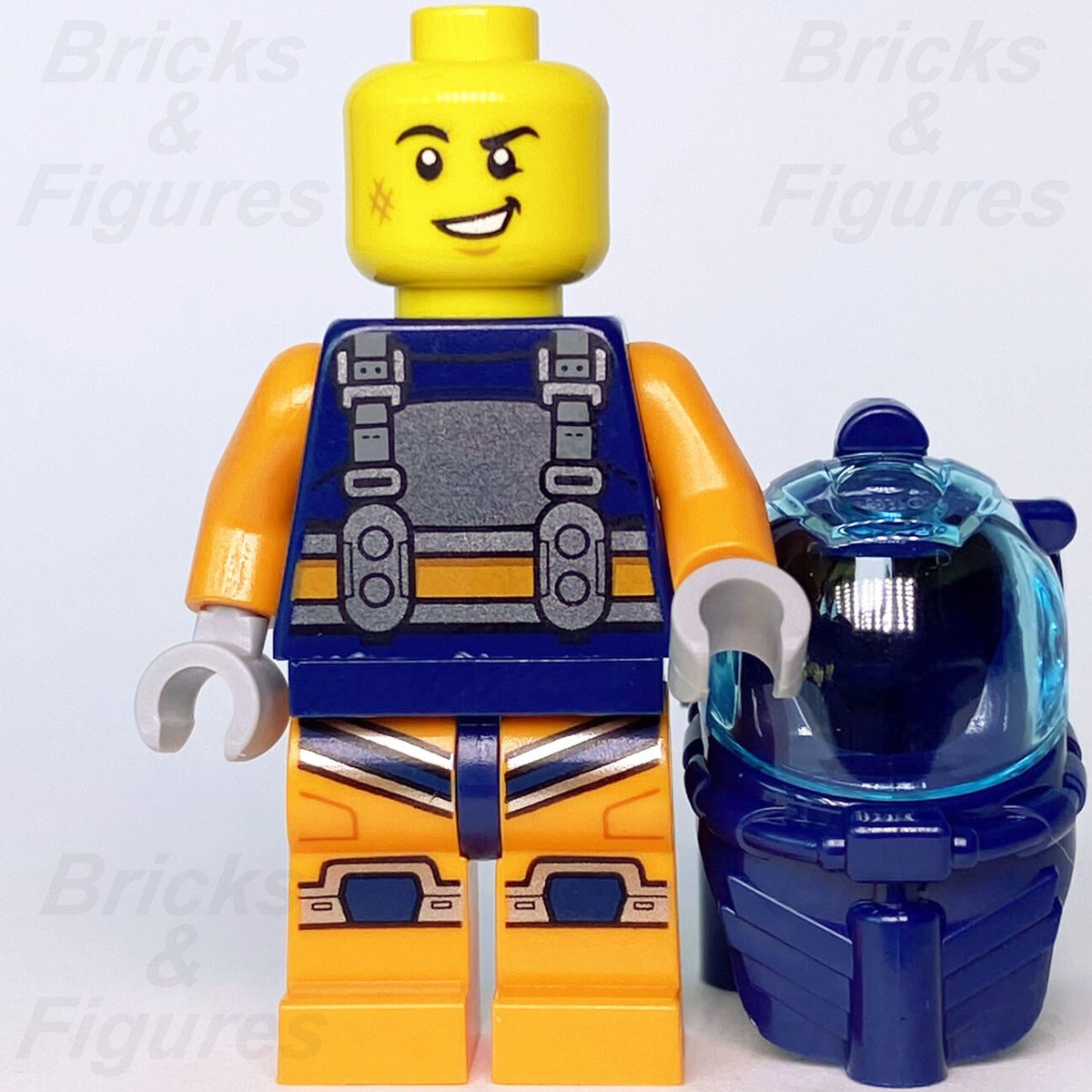 Town City LEGO® Deep Sea Diver Grin Explorers Male Minifigure