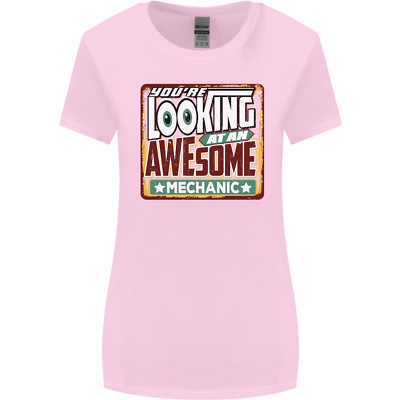 Youre Looking at an Awesome Mechanic Womens Wider Cut T-Shirt