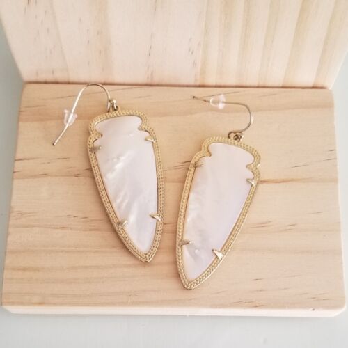 Kendra Scott Ivory Mother of Pearl Skylar Earrings