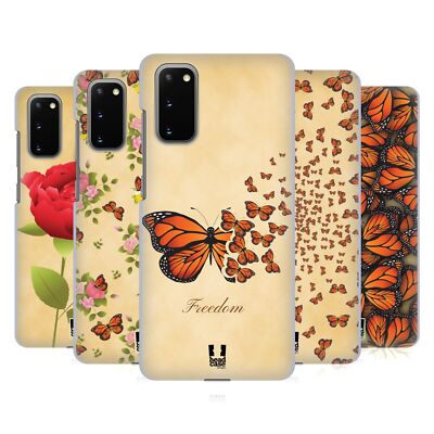 HEAD CASE DESIGNS MONARCH BUTTERFLY PRINTS HARD BACK CASE FOR SAMSUNG PHONES 1