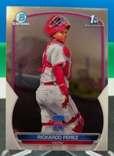 Rickardo Perez 1st 2023 Bowman Chrome #BCP-27 Philadelphia Phillies 