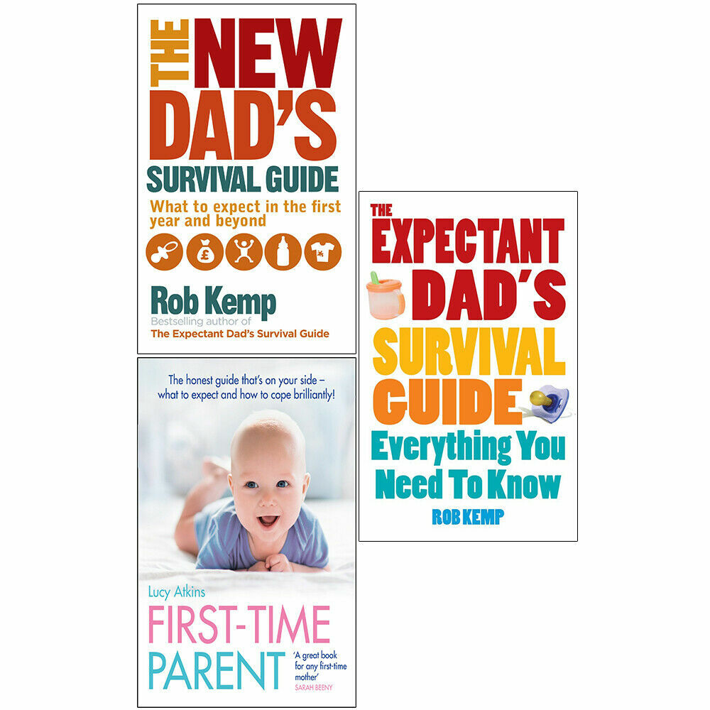 New Dad's Survival Guide,First-Time Parent, Expectant Dad's survival 3 Books Set