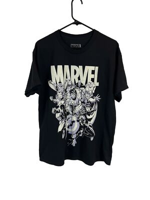 Marvel Men's SZ S Avengers Heros Ready to Fight T Shirt