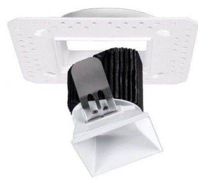 WAC Lighting R3ASWL-A927-WT Aether 3.5'' Square Adjustable Wall Wash - White