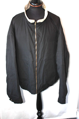 Vintage Cintas USA schwarz Work Wear Chore Bomberjacke 4XL R Revival Rockabilly