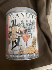 MR PEANUTS PLANTERS LIMITED EDITION SALTED PEANUTS COLLECTIBLE TIN CAN